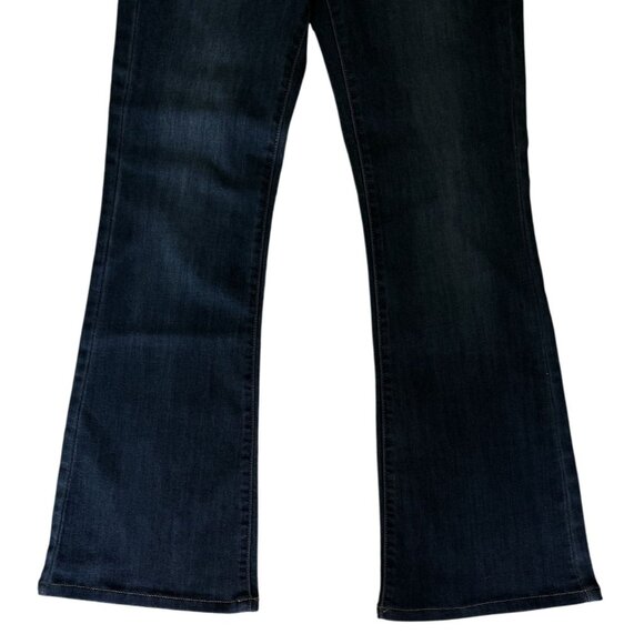 Watch LA Junior/Womens Blue Button-Fly Flare Jeans Size 9 Premium Denim NWT - Picture 3 of 8